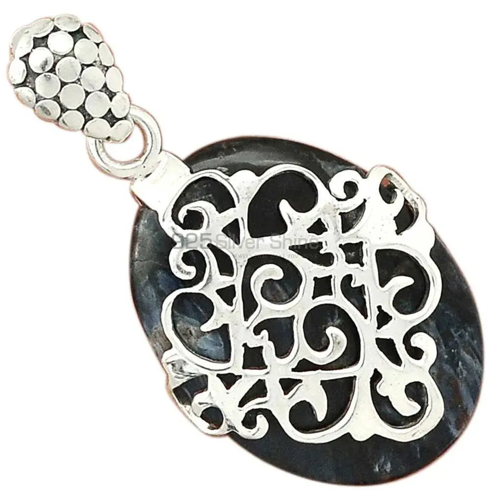 Best Price Pietersite Gemstone Handmade Pendants In Solid Sterling Silver Jewelry 925SP53-2