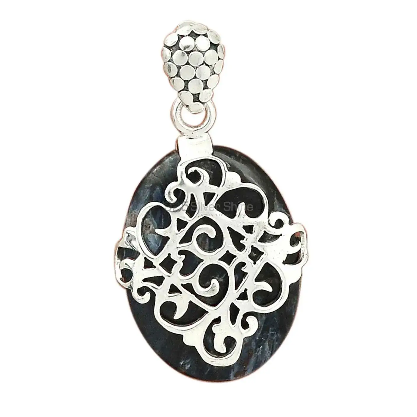Best Price Pietersite Gemstone Handmade Pendants In Solid Sterling Silver Jewelry 925SP53-2_1