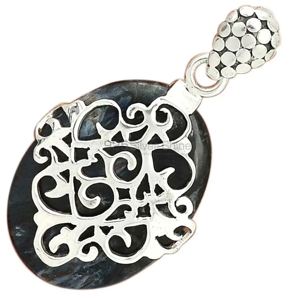 Best Price Pietersite Gemstone Handmade Pendants In Solid Sterling Silver Jewelry 925SP53-2_2