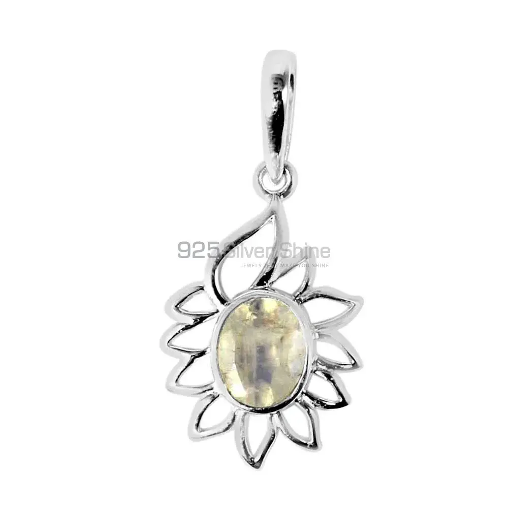 Rainbow Gemstone Pendants In Fine Sterling Silver Jewelry 925SP218-5_1