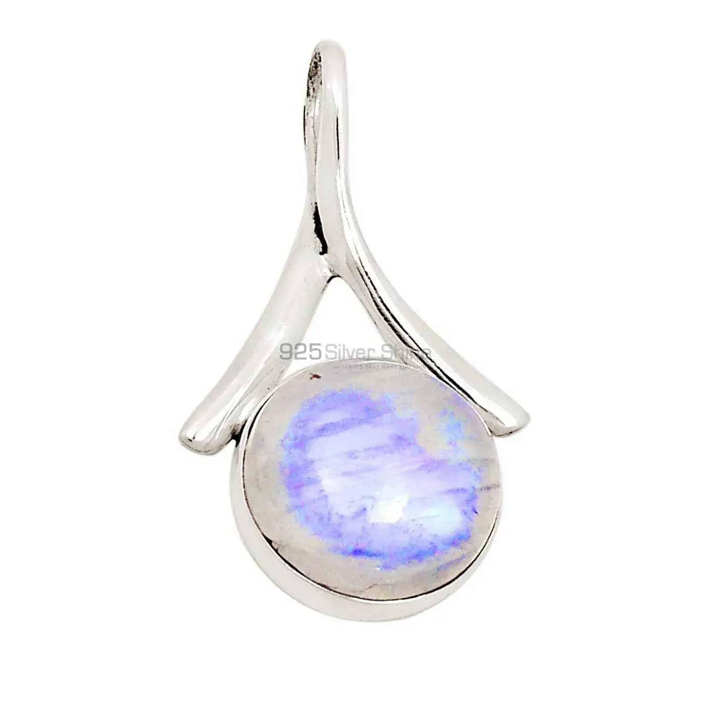 Best Price Rainbow Moonstone Pendants In Fine Sterling Silver Jewelry 925SP120-1_0