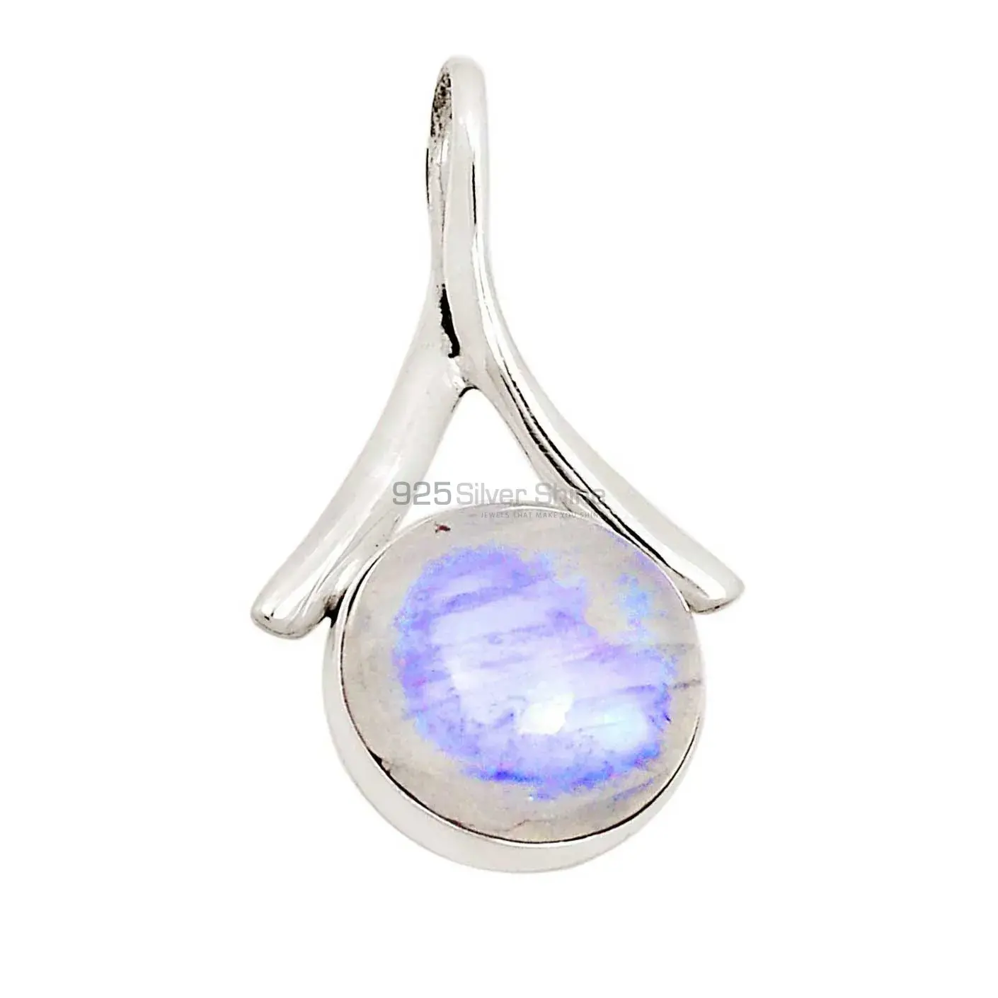 Rainbow Moonstone Pendants In Fine Sterling Silver Jewelry 925SP120-1_1