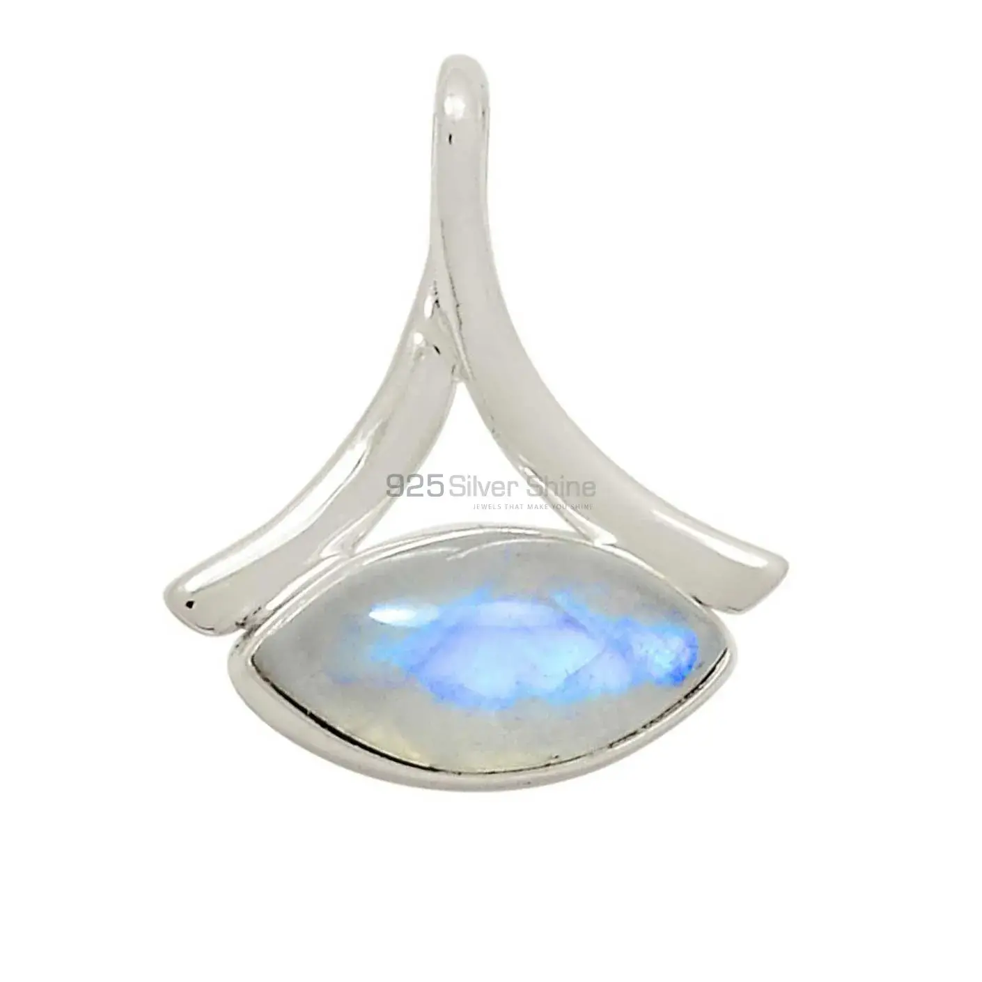 Best Price Rainbow Moonstone Pendants In Fine Sterling Silver Jewelry 925SP120-1_3