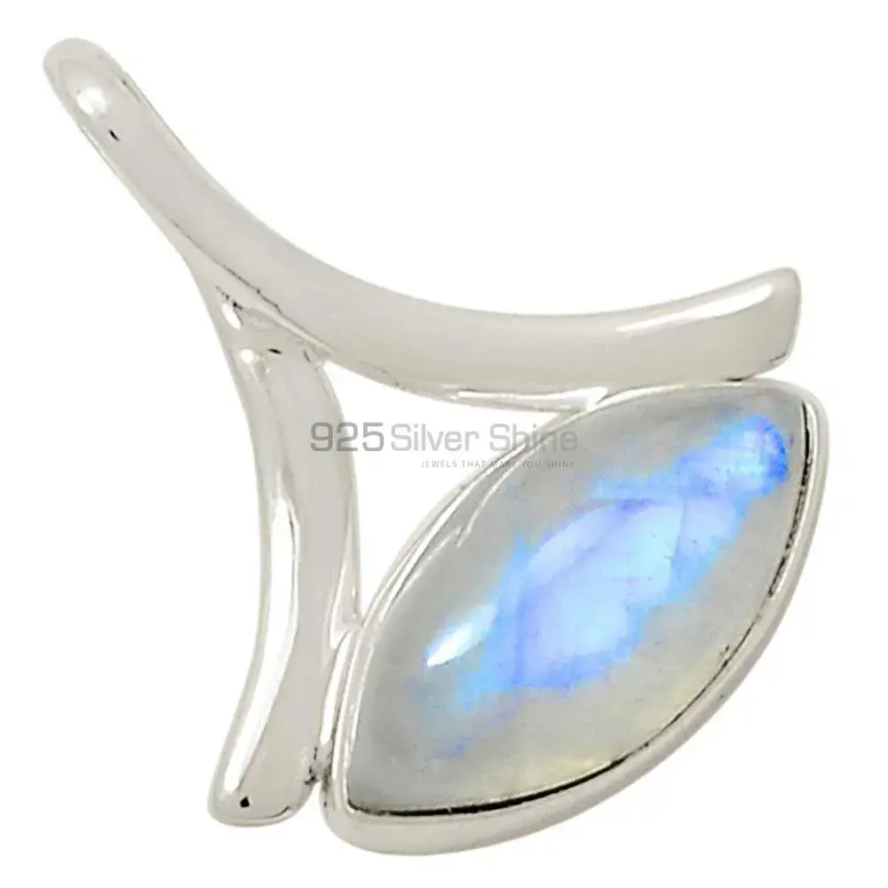 Best Price Rainbow Moonstone Pendants In Fine Sterling Silver Jewelry 925SP120-1_5