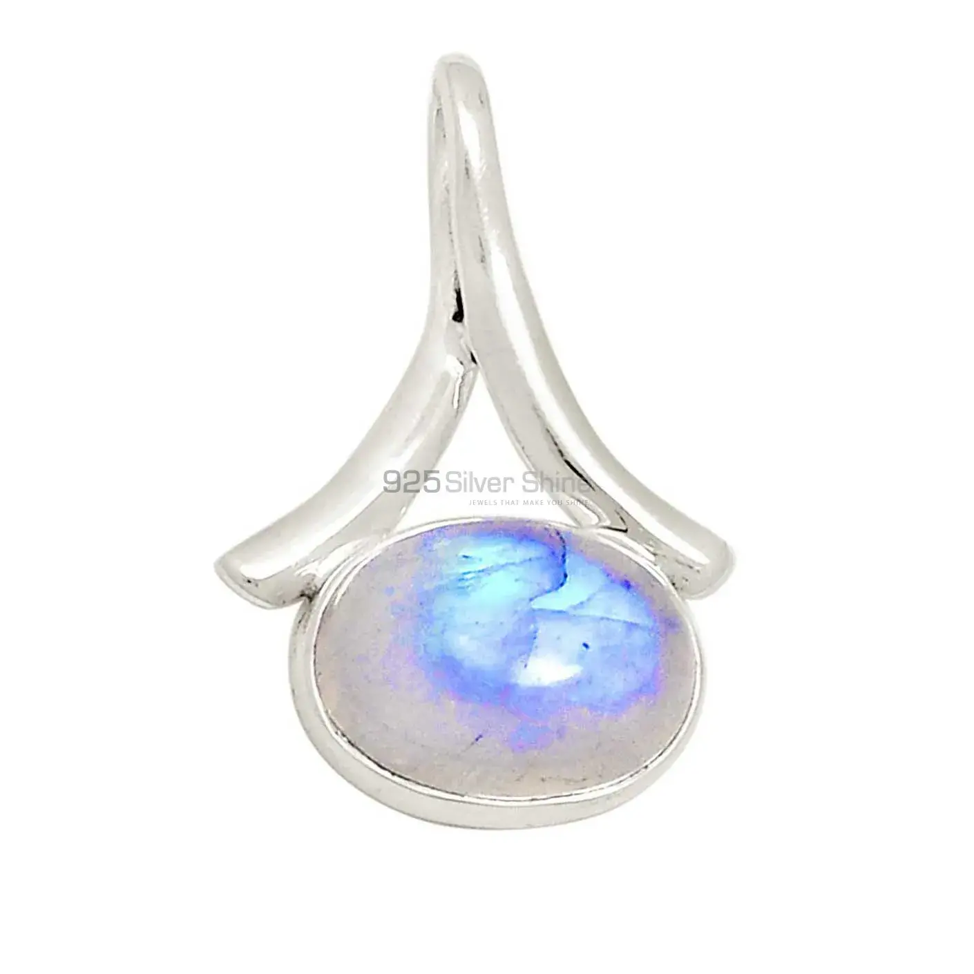 Best Price Rainbow Moonstone Pendants In Fine Sterling Silver Jewelry 925SP120-1_6