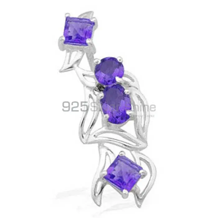 Solid Sterling Silver Handmade Pendants In Iolite Gemstone Jewelry 925SP1572_0