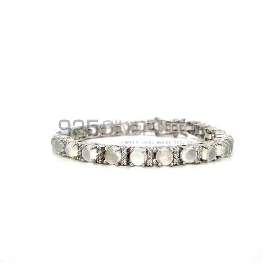 White Opal Tennis Bracelets In Fine Sterling Silver Jewelry 925SB187