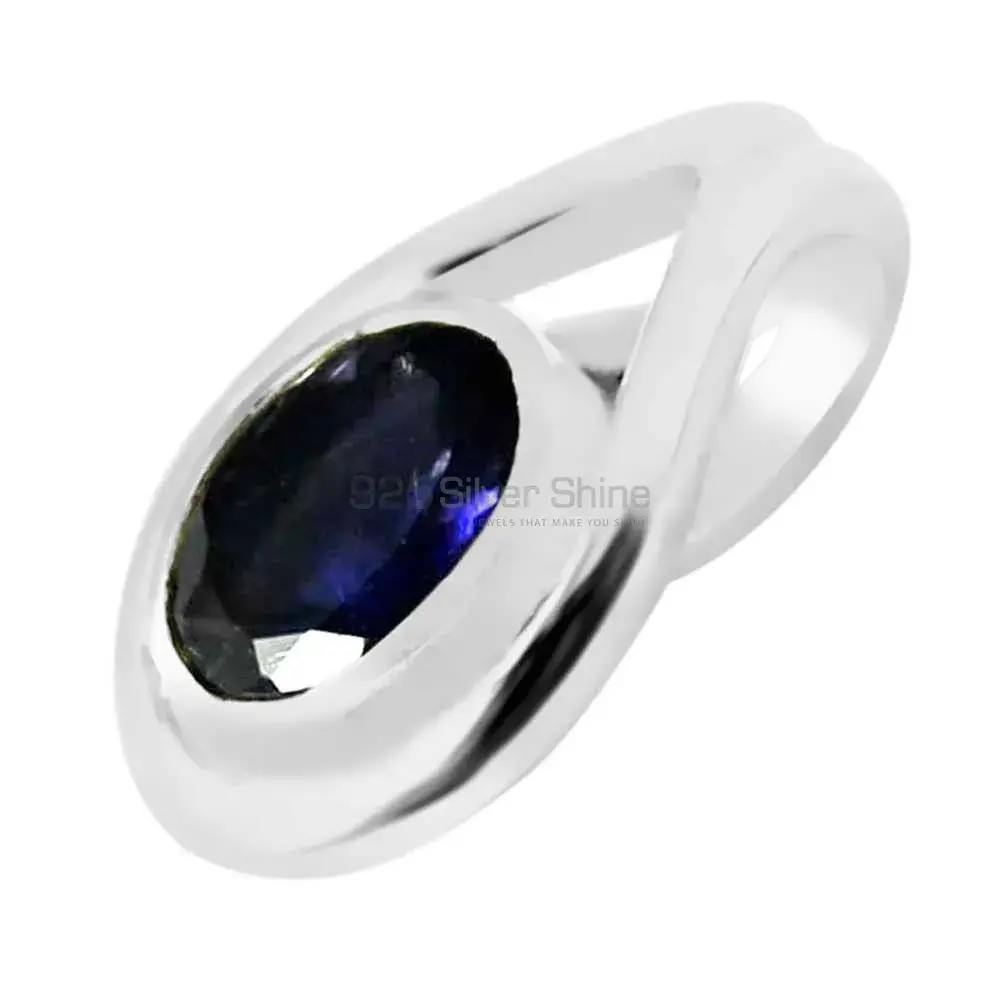 925 Fine Silver Pendants In Iolite Gemstone Jewelry 925SP206-6_0