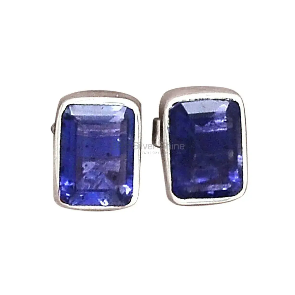925 Sterling Silver Earrings In Iolite Gemstone Jewelry 925SE2217_1