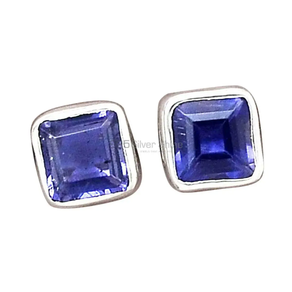 Best Quality 925 Sterling Silver Earrings In Iolite Gemstone Jewelry 925SE2217_6