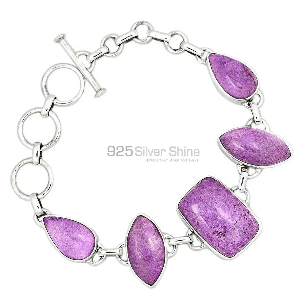 925 Sterling Silver Handmade Bracelets In Gemstone Jewelry 925SB314-2