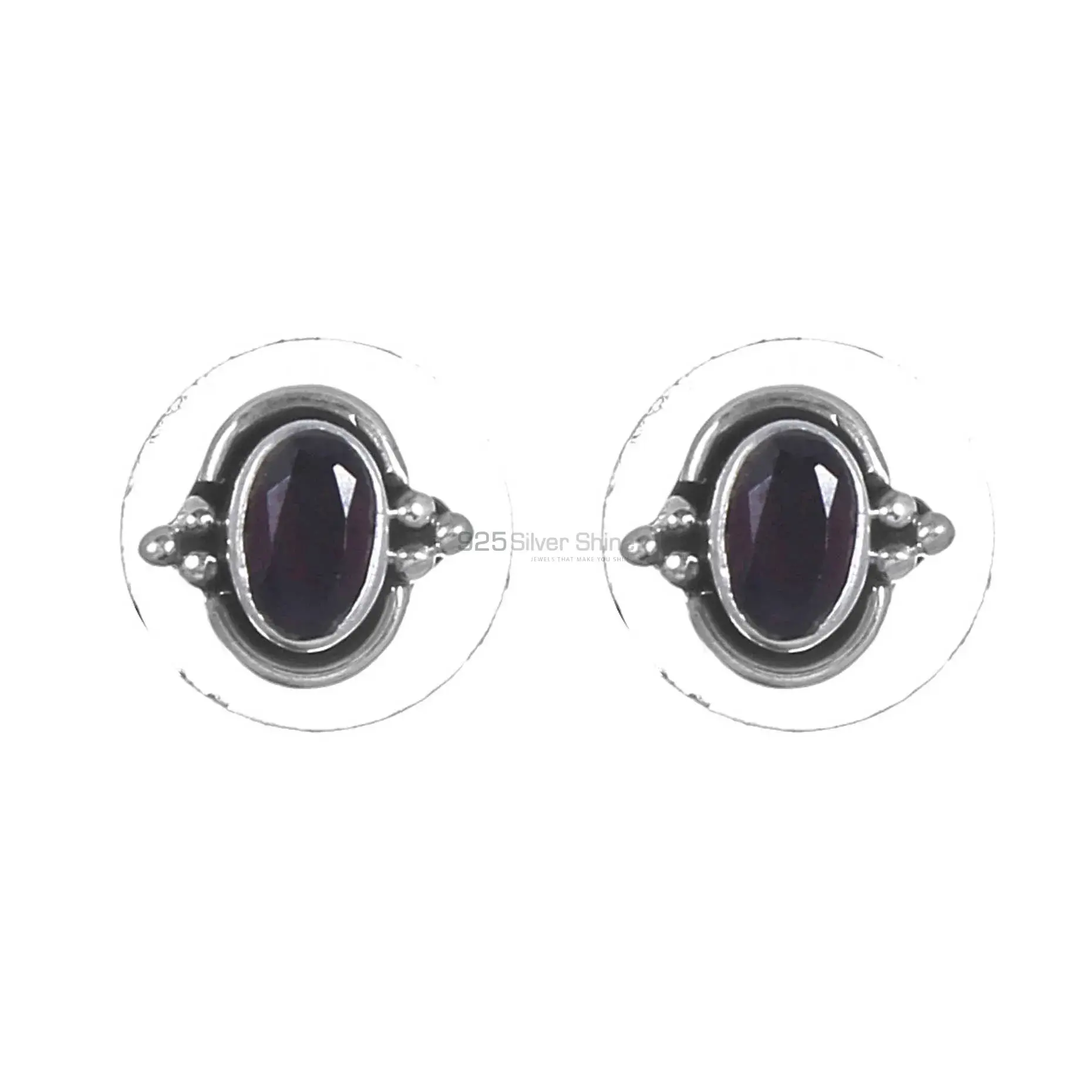 Best Quality 925 Sterling Silver Handmade Earrings In Black Onyx Gemstone Jewelry 925SE268