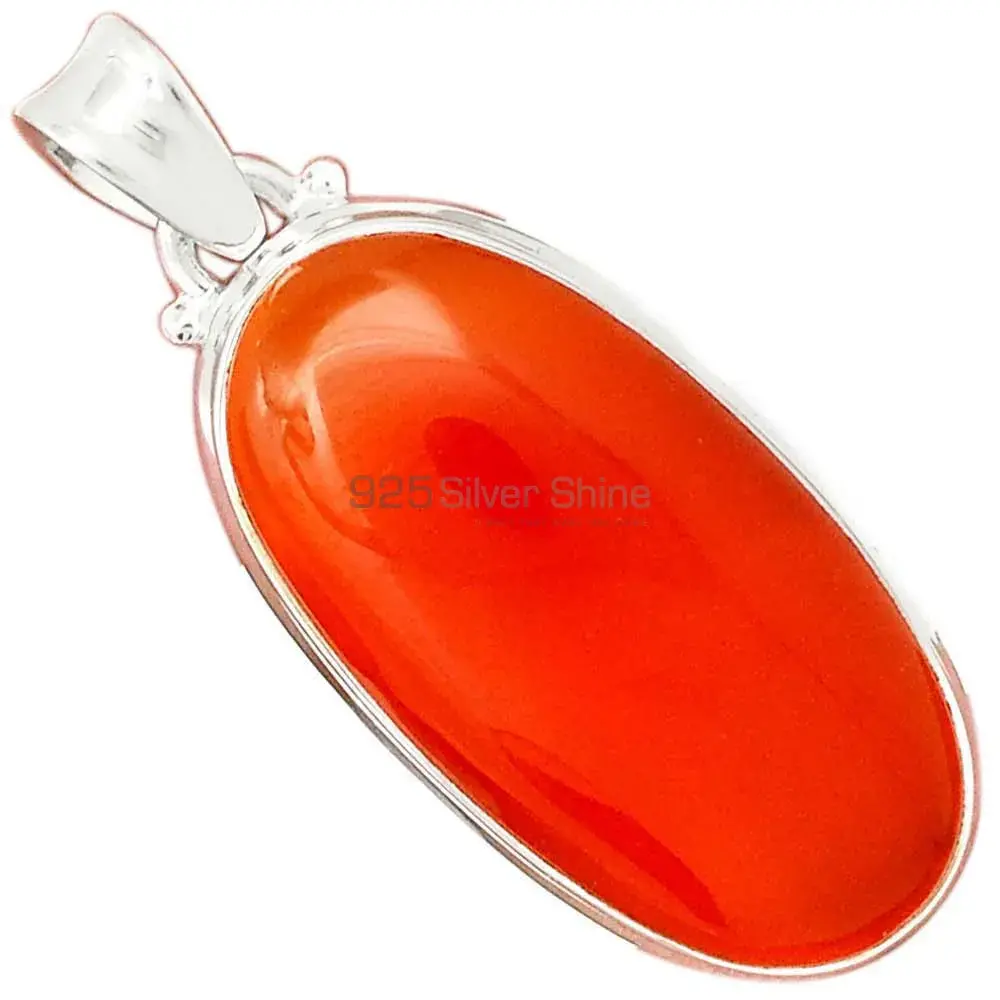 925 Sterling Silver Handmade Pendants In Carnelian Gemstone Jewelry 925SP193-1_9