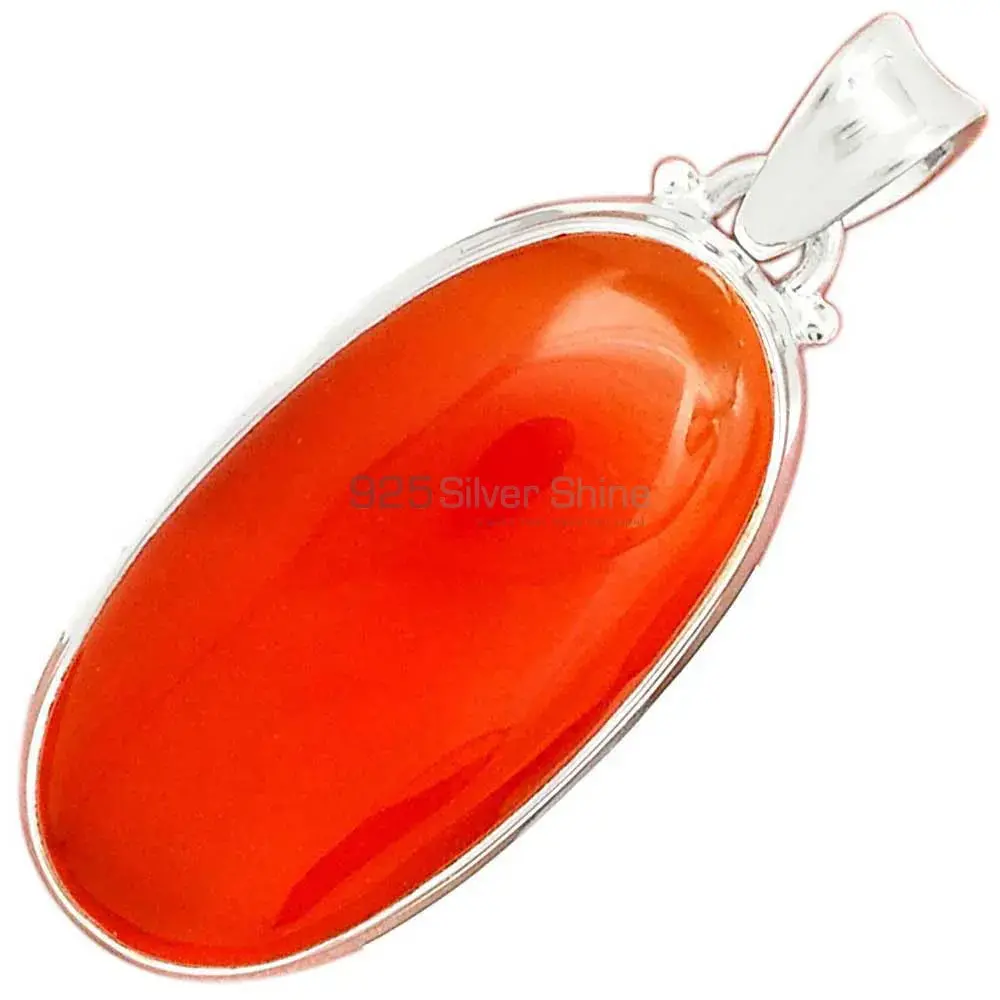 925 Sterling Silver Handmade Pendants In Carnelian Gemstone Jewelry 925SP193-1_10
