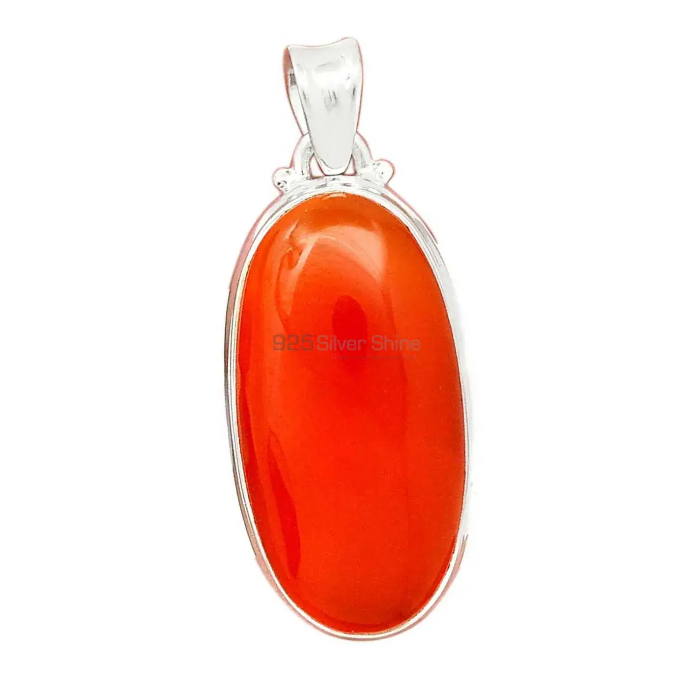 925 Sterling Silver Handmade Pendants In Carnelian Gemstone Jewelry 925SP193-1_11