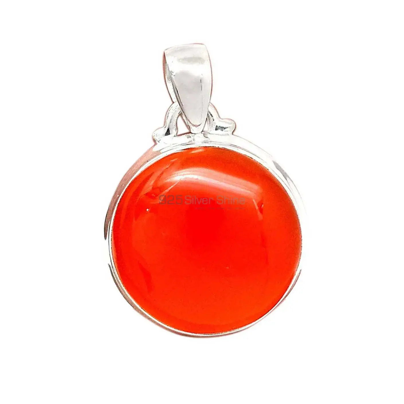 925 Sterling Silver Handmade Pendants In Carnelian Gemstone Jewelry 925SP193-1_15