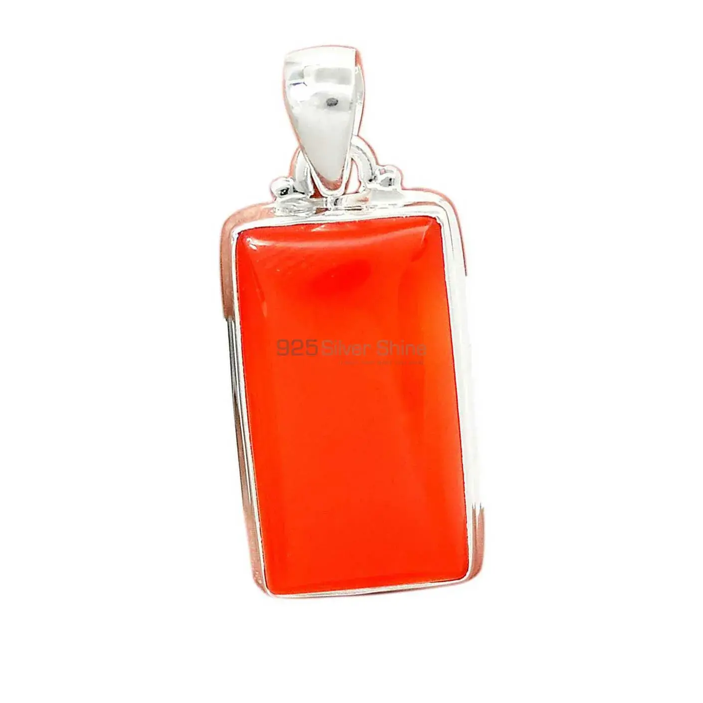 925 Sterling Silver Handmade Pendants In Carnelian Gemstone Jewelry 925SP193-1_4