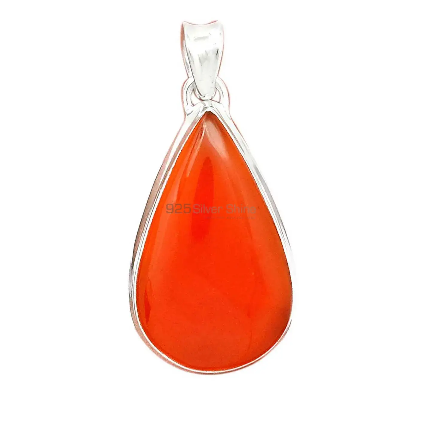925 Sterling Silver Handmade Pendants In Carnelian Gemstone Jewelry 925SP193-1_7