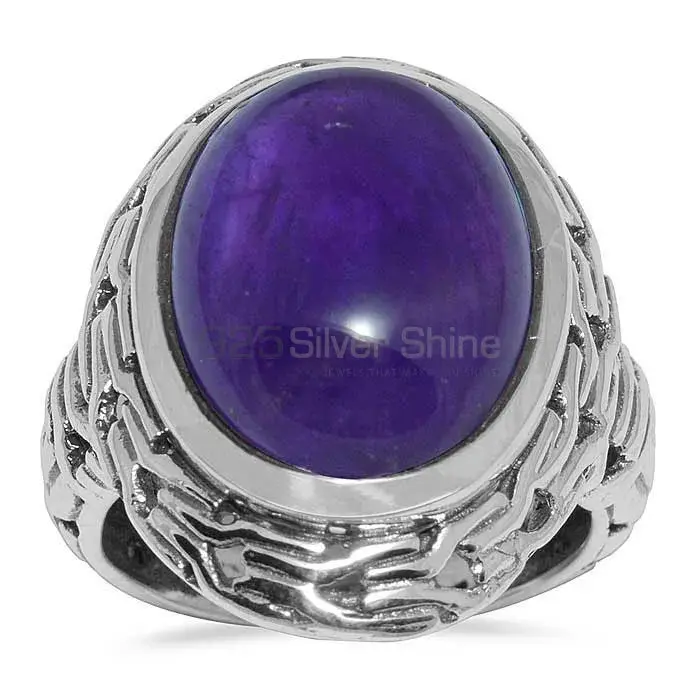 Amethyst Sterling Silver Men's Rings 925SR1645_0