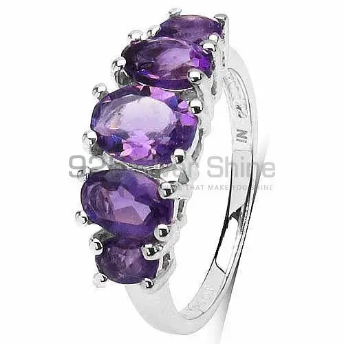 Best Quality 925 Sterling Silver Handmade Rings In Amethyst Gemstone Jewelry 925SR3237_1