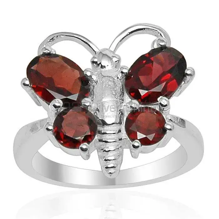 Best Quality 925 Sterling Silver Handmade Rings In Garnet Gemstone Jewelry 925SR1566