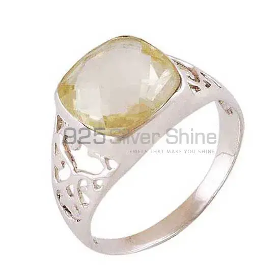 Best Quality 925 Sterling Silver Handmade Rings In Lemon Topaz Gemstone Jewelry 925SR4062_0