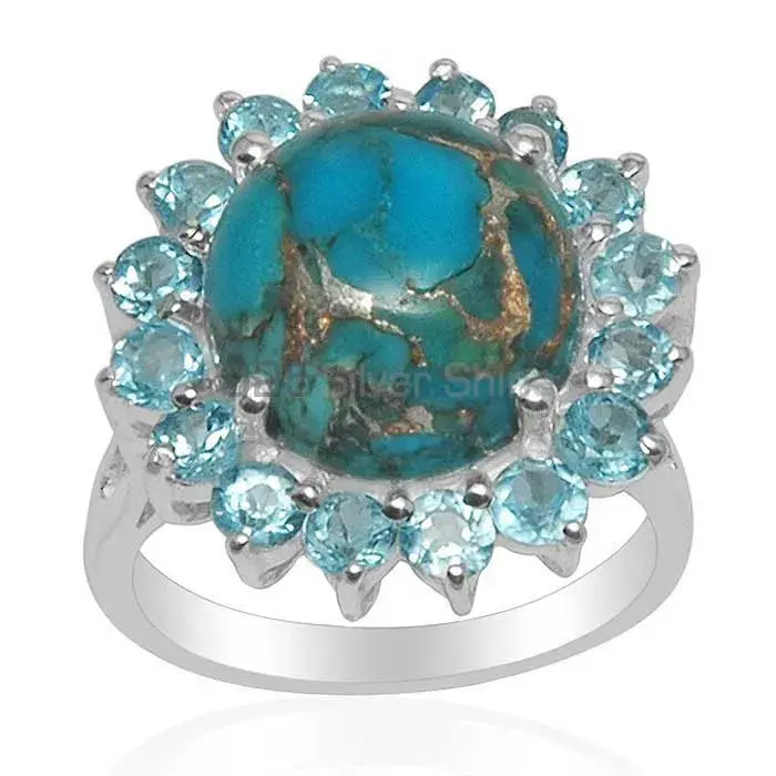 925 Sterling Silver Handmade Rings In Multi Gemstone Jewelry 925SR1487_0