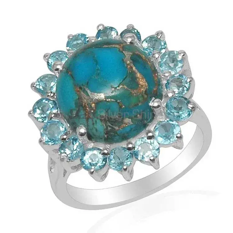 925 Sterling Silver Handmade Rings In Multi Gemstone Jewelry 925SR1487_1