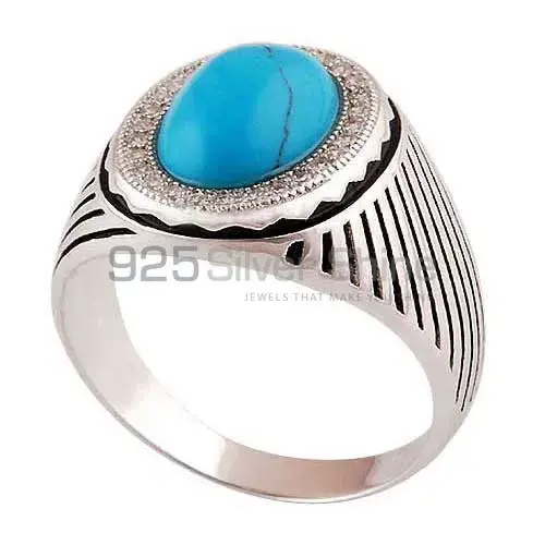 925 Sterling Silver Handmade Rings In Turquoise Gemstone Jewelry 925SR3983_0