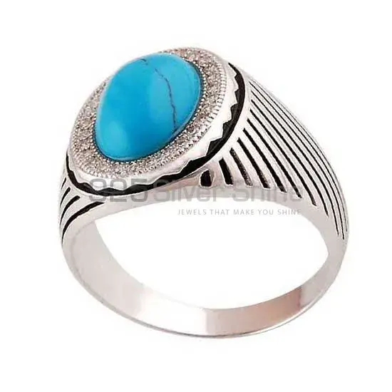 Best Quality 925 Sterling Silver Handmade Rings In Turquoise Gemstone Jewelry 925SR3983_0
