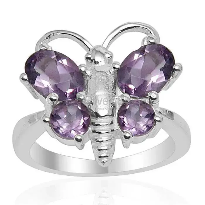 Best Quality 925 Sterling Silver Rings In Amethyst Gemstone Jewelry 925SR1563