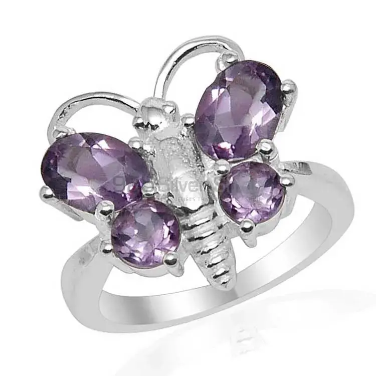 925 Sterling Silver Rings In Amethyst Gemstone Jewelry 925SR1563_1