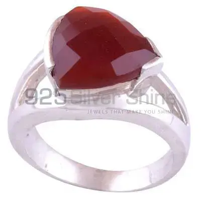 Best Quality 925 Sterling Silver Rings In Carnelian Gemstone Jewelry 925SR3471