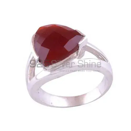 925 Sterling Silver Rings In Carnelian Gemstone Jewelry 925SR3471_1