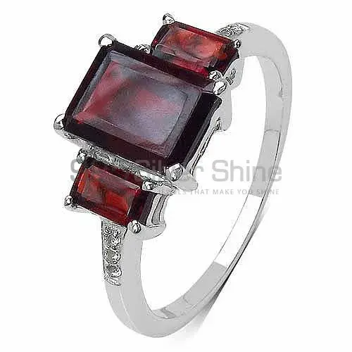 Best Quality 925 Sterling Silver Rings In Garnet Gemstone Jewelry 925SR3234_1