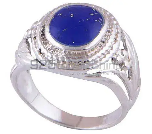 Best Quality 925 Sterling Silver Rings In Lapis Gemstone Jewelry 925SR2903