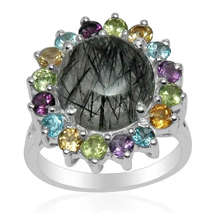 925 Sterling Silver Rings In Multi Gemstone Jewelry 925SR1484_0