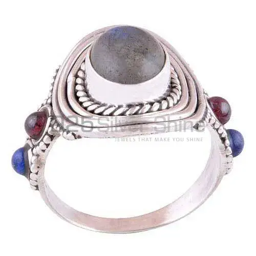Best Quality 925 Sterling Silver Rings In Multi Gemstone Jewelry 925SR2982