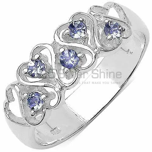Best Quality 925 Sterling Silver Rings In Tanzanite Gemstone Jewelry 925SR3313