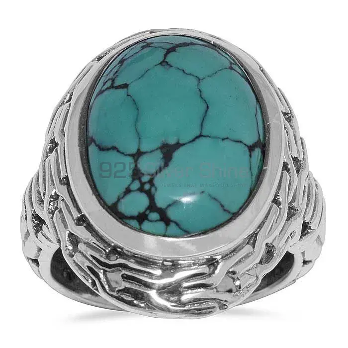 Best Quality 925 Sterling Silver Rings In Turquoise Gemstone Jewelry 925SR1642