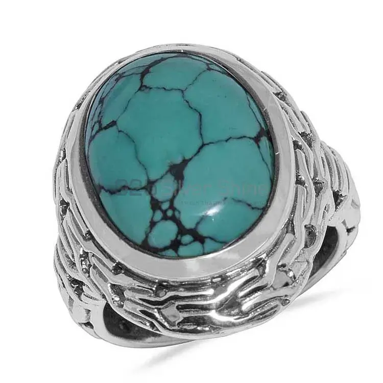 Best Quality 925 Sterling Silver Rings In Turquoise Gemstone Jewelry 925SR1642_0