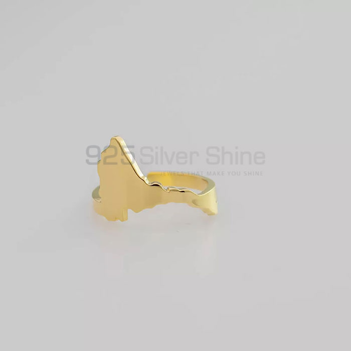 Africa Map Ring In 925 Sterling Silver MPMR371