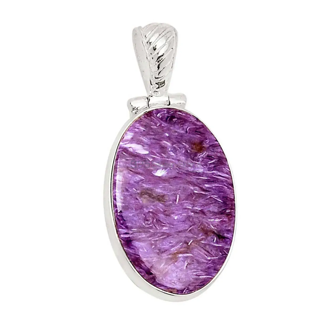 Best Quality Charoite Gemstone Handmade Pendants In Solid Sterling Silver Jewelry 925SP182_4