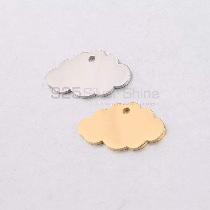 Cloud Minimalist Pendant In Sterling Silver CLMP25