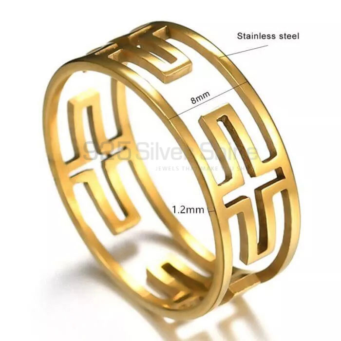Cross Wedding Band Ring In 925 Sterling Silver CRMR76_0
