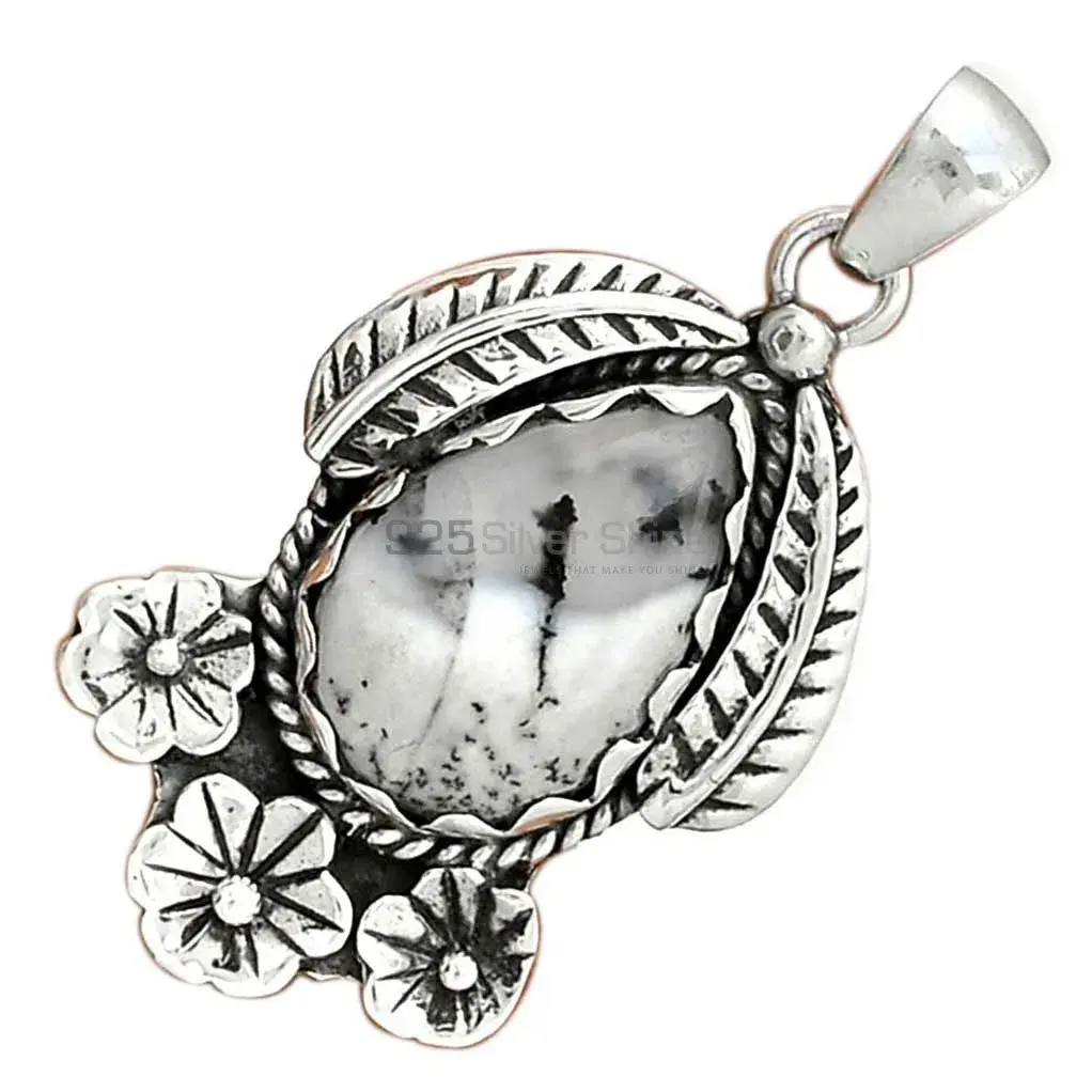 Best Quality Dendrite Opal Gemstone Handmade Pendants In Solid Sterling Silver Jewelry 925SP091-10_2