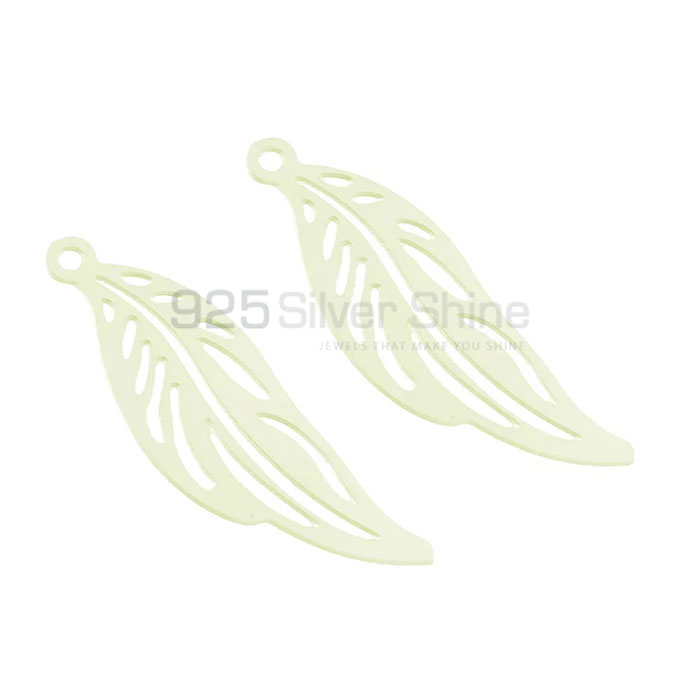 Best Quality Feather Minimalist Pendant In Sterling Silver FTMB154_0