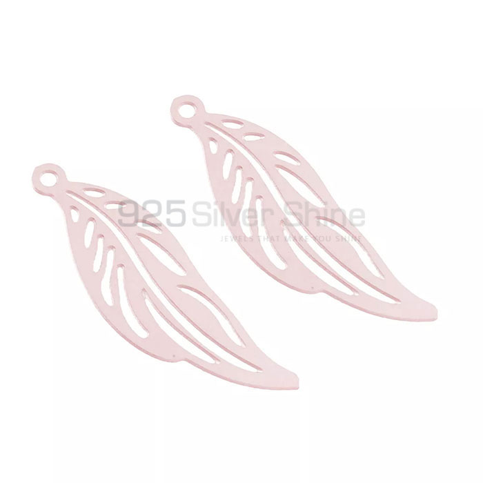 Best Quality Feather Minimalist Pendant In Sterling Silver FTMB154_1