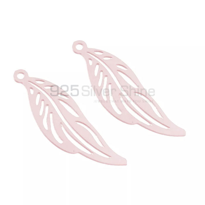Feather Minimalist Pendant In Sterling Silver FTMB154_1