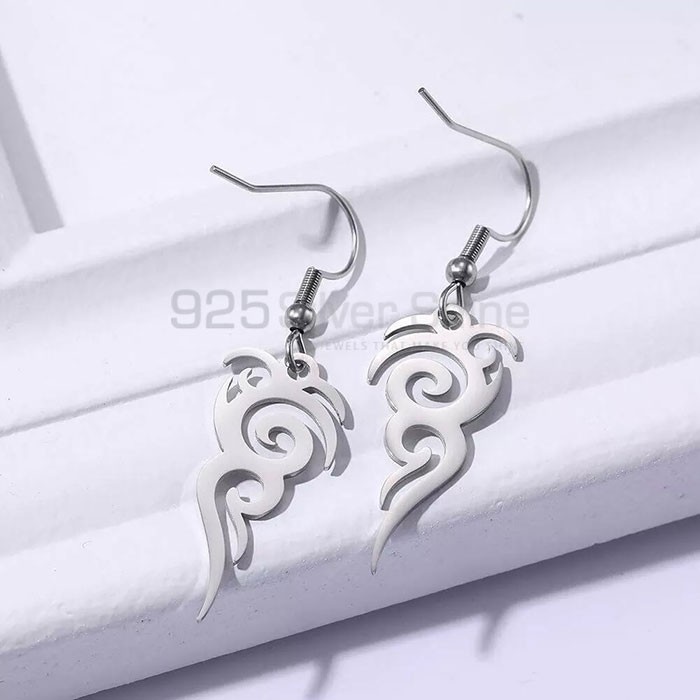 Filigree Dangle Earring In Sterling Silver Minimalist Jewelry FGME162